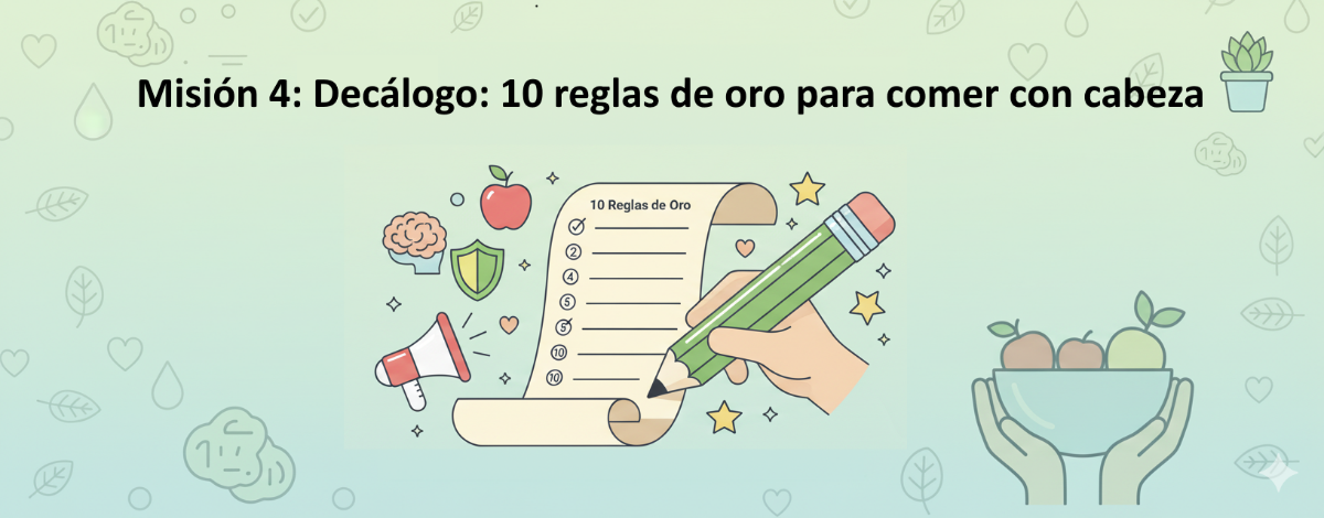 Un lapiz escribiendo el decalogo