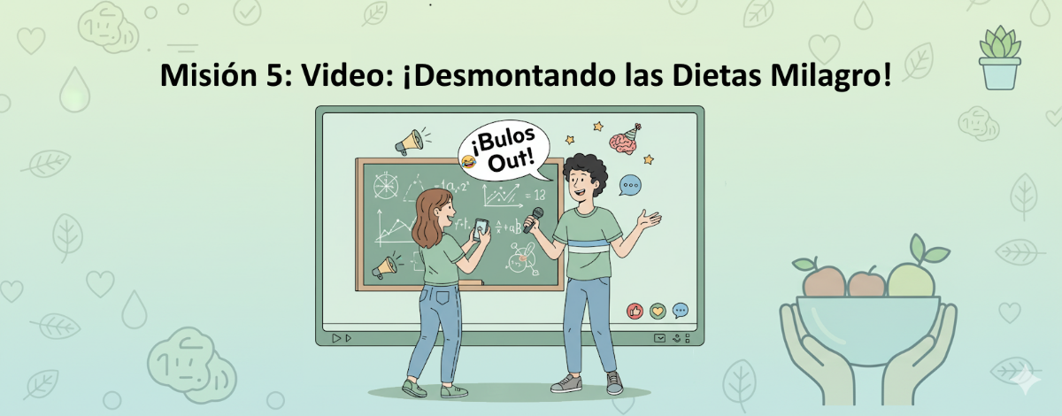 Dos alumnos grabando un video con el móvil